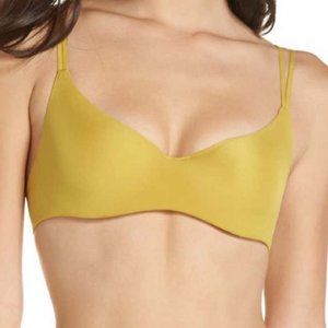 Free People Zoey underwire bra in Yellow Marsh